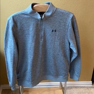 Under Armour 1/4 zip Gray Pullover. Size L.